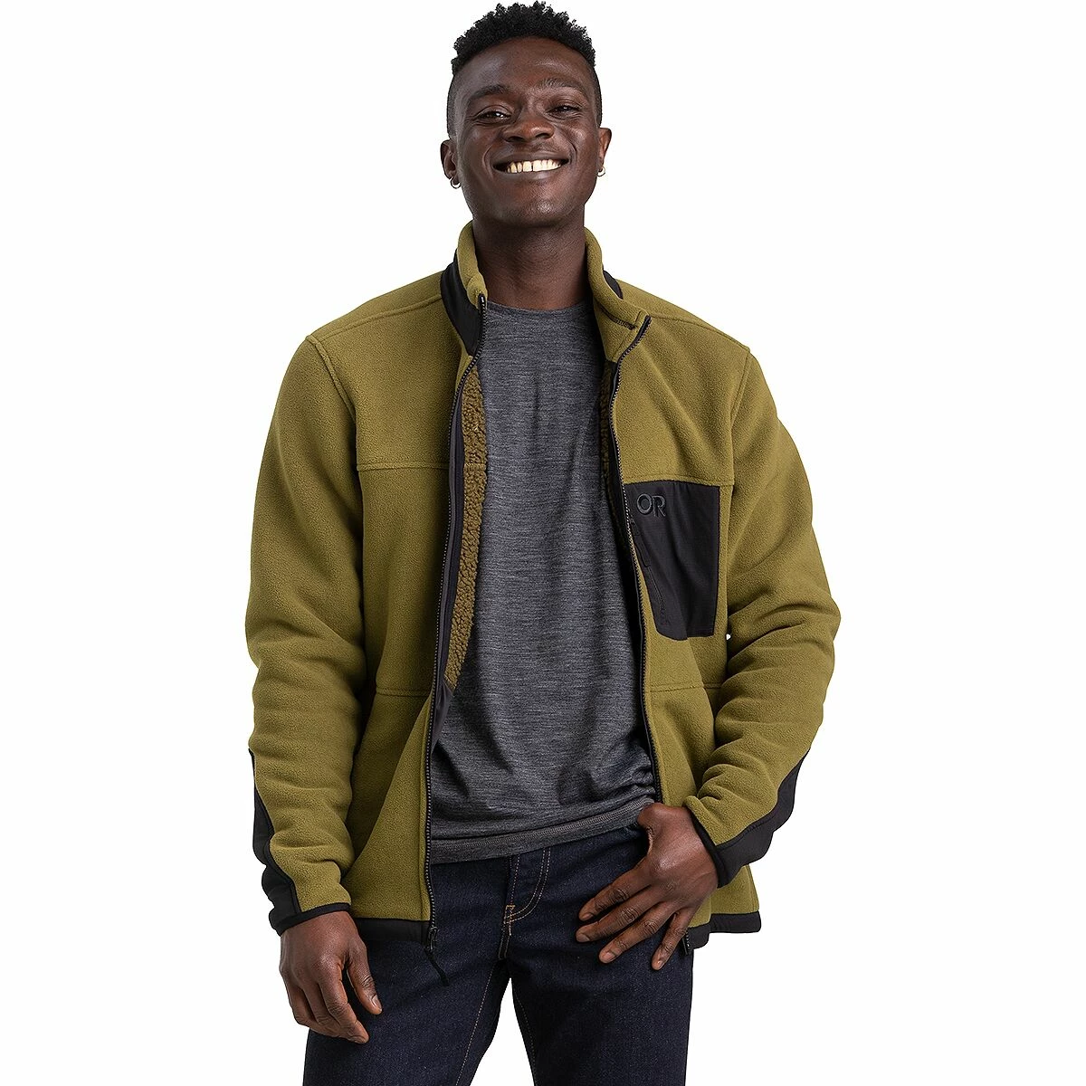 New ❤️ Outdoor Research Juneau Fleece Jacket Men's 💯 8 New ❤️ Outdoor Research Juneau Fleece Jacket Men's 💯 - Image 6