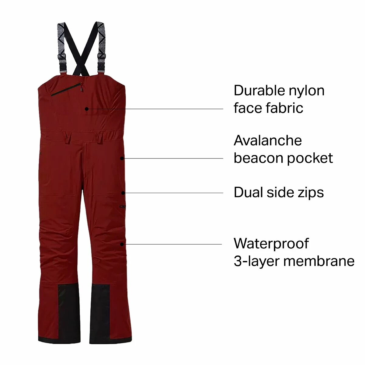 Best Pirce ๐ Outdoor Research Carbide Bib Pant Men's ๐ 4 Best Pirce ๐ Outdoor Research Carbide Bib Pant Men's ๐ - Image 2