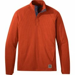 Best Pirce 🔔 Outdoor Research Trail Mix Snap Pullover Fleece Men's 😉 -Outdoor Research Shop RED 6